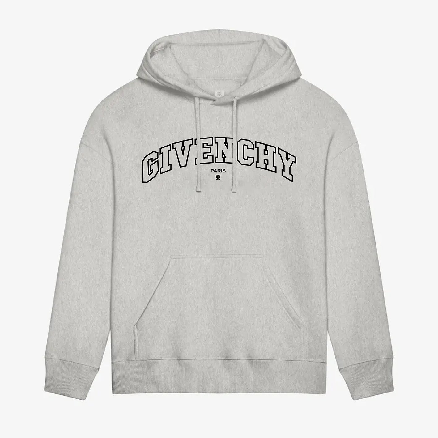 Hollow Classic Print Hoodie