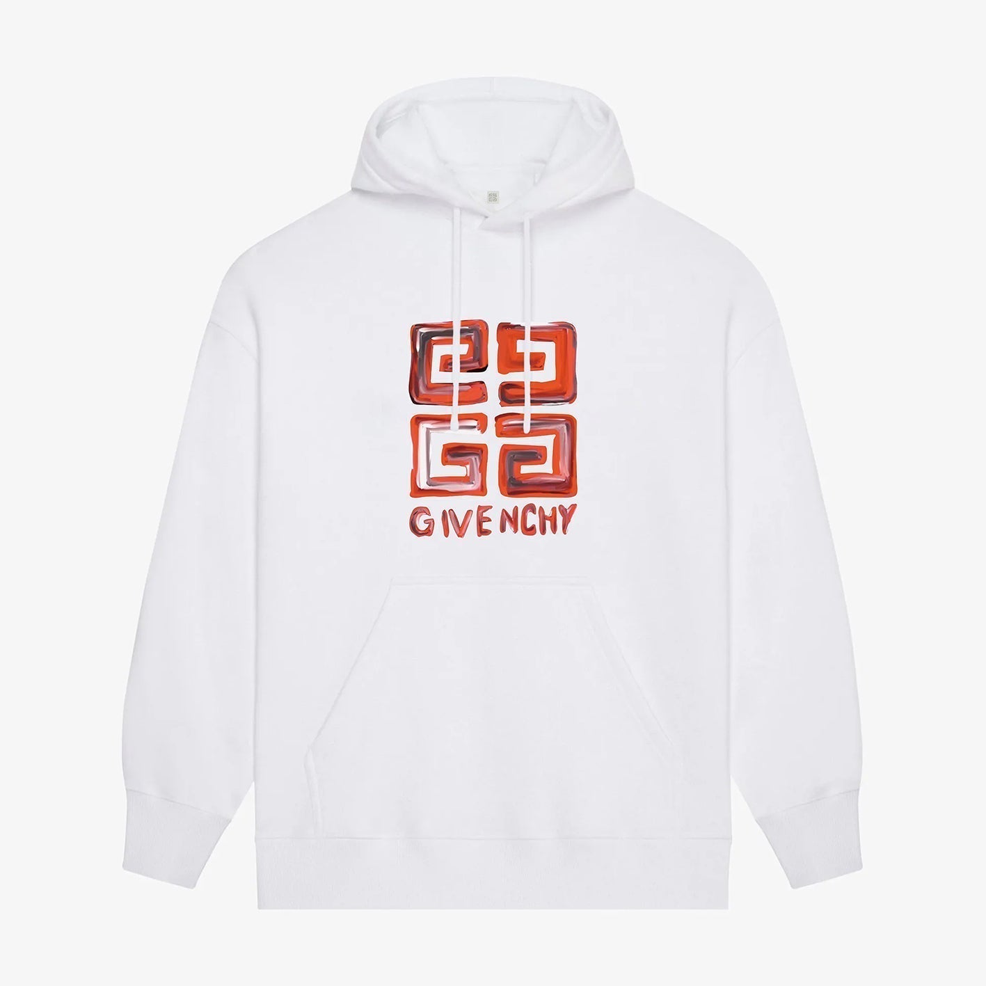 4G Red print Hoodie