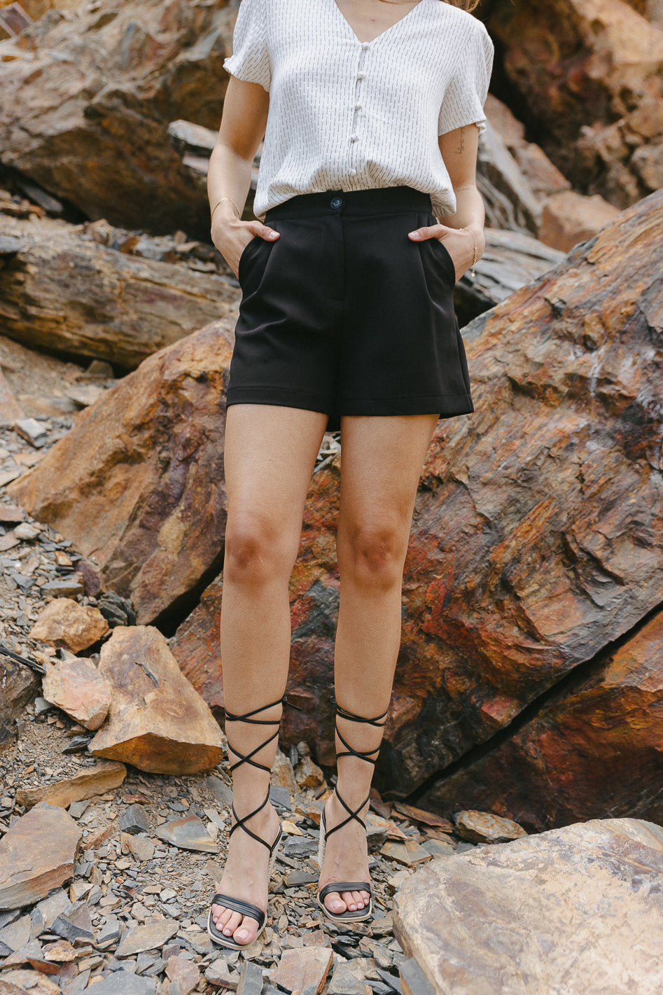 Billie Shorts in Black - FINAL SALE