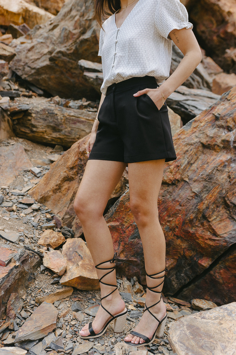 Billie Shorts in Black - FINAL SALE