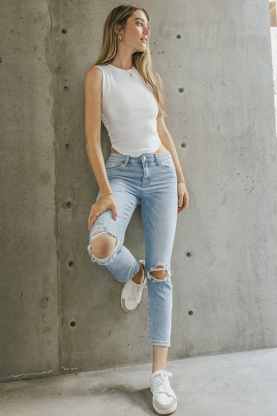 Mallory Distressed Jeans - FINAL SALE