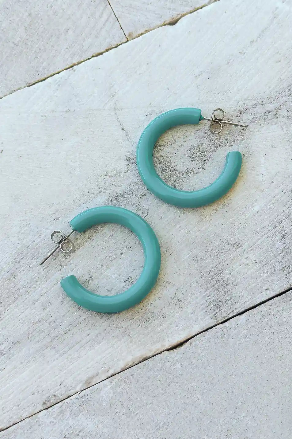 Gemma Earrings in Teal - FINAL SALE