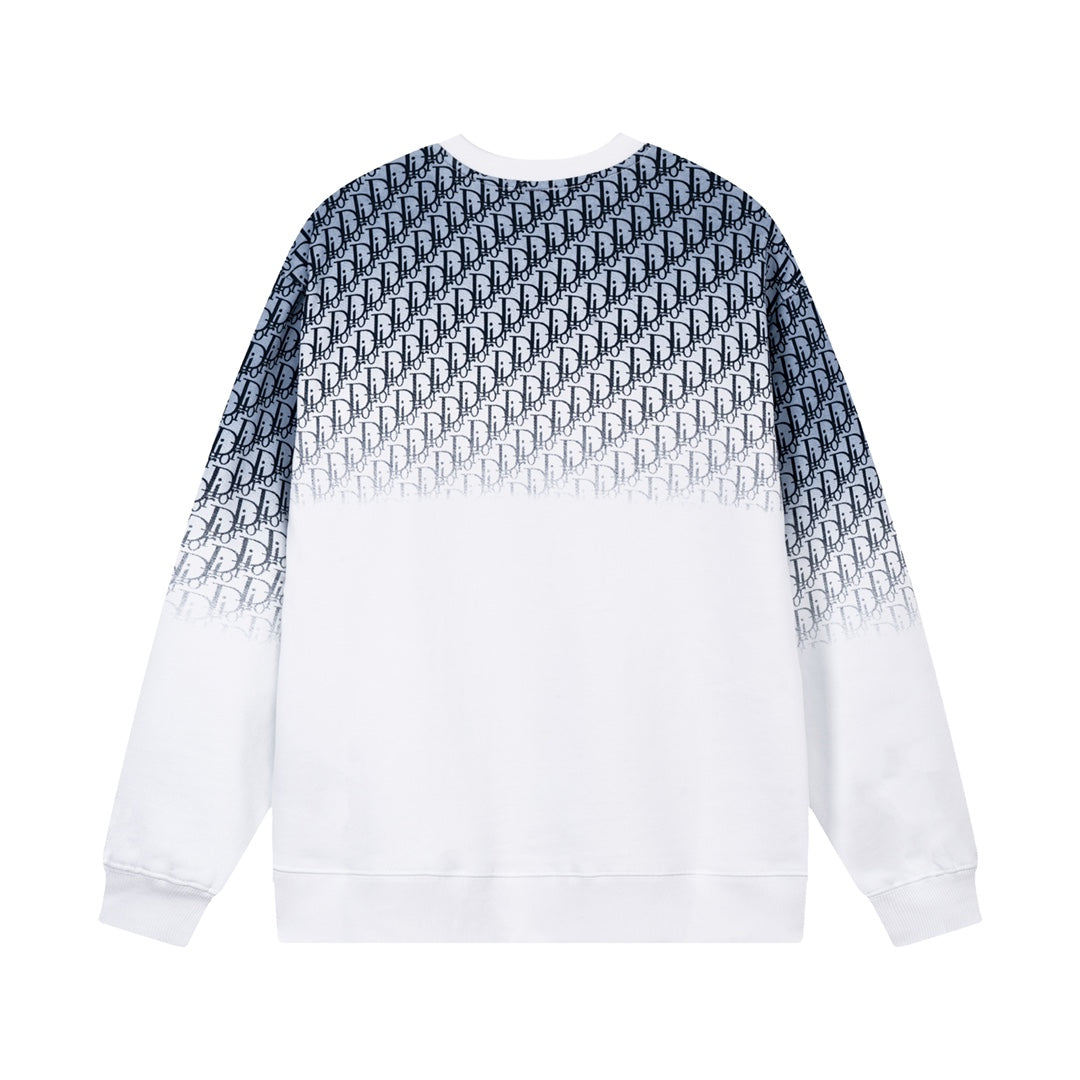 Gradient Inkjet Print Sweatshirt