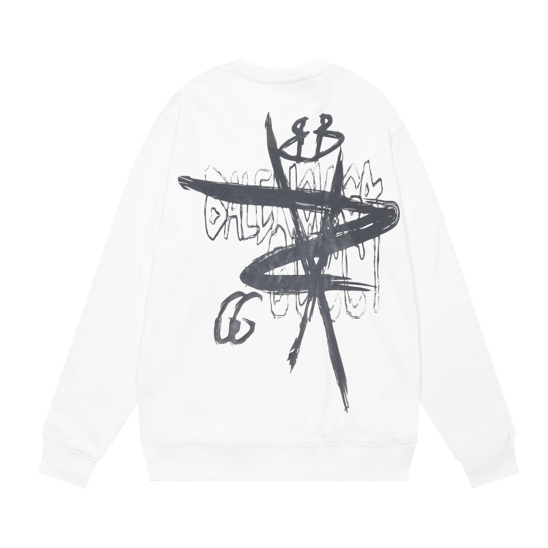 Graffiti Print Sweatshirt