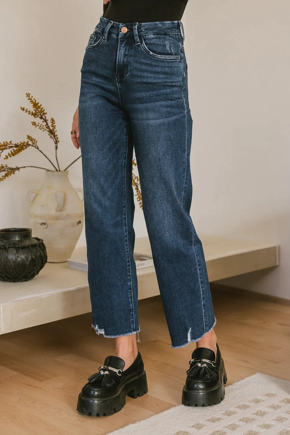 Maeve Relaxed Straight Leg Jeans