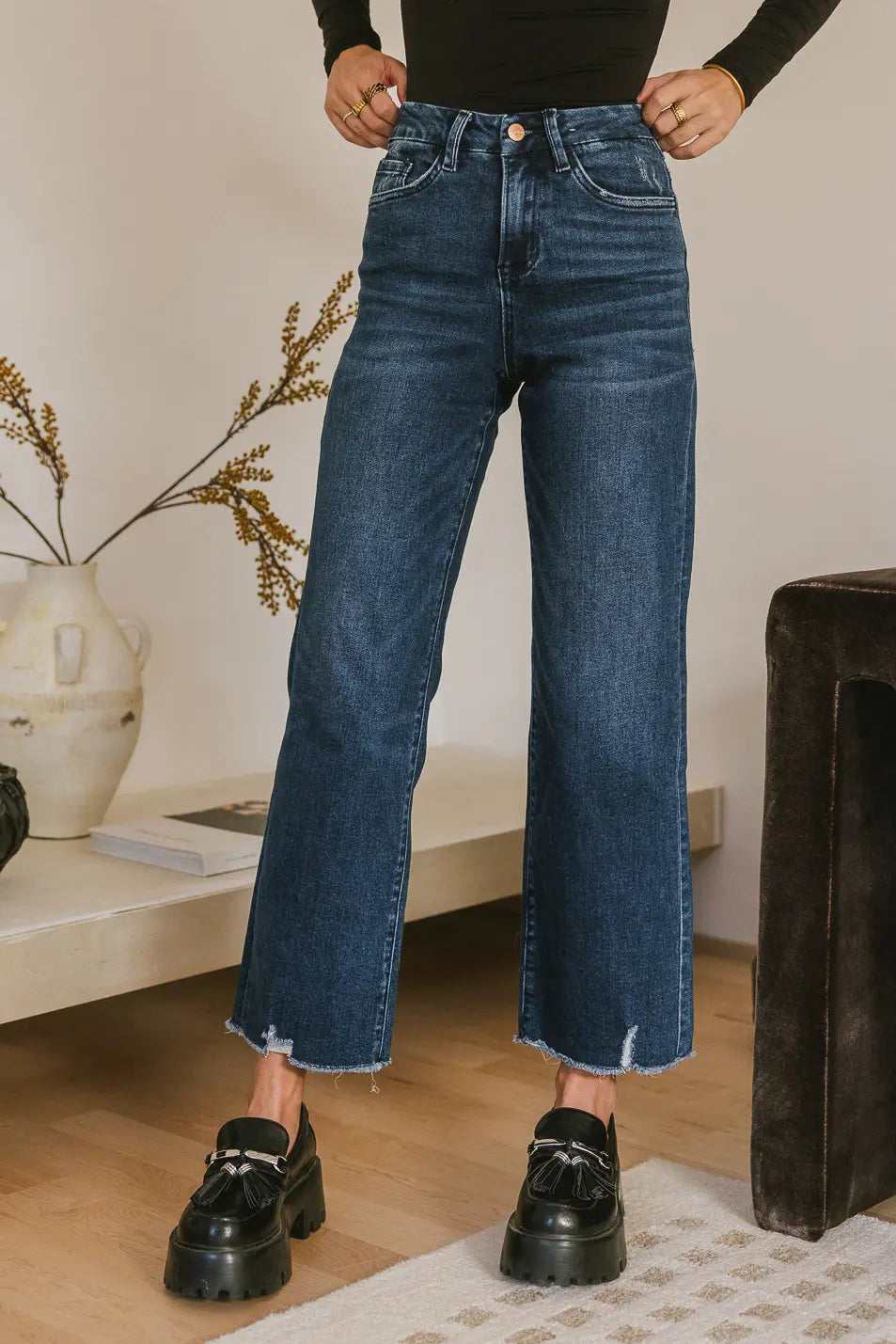 Maeve Relaxed Straight Leg Jeans