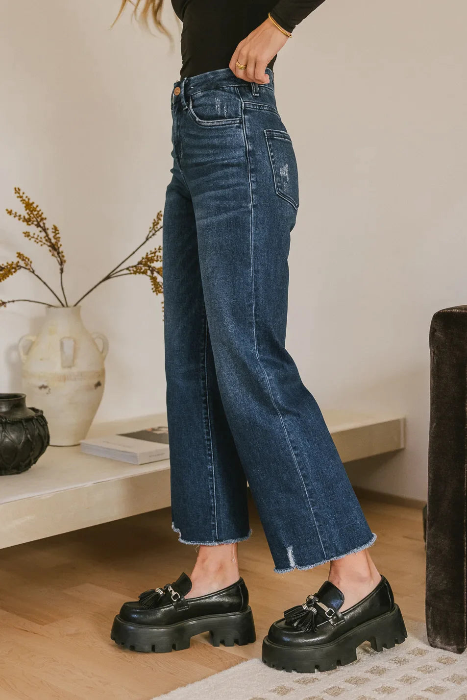 Maeve Relaxed Straight Leg Jeans