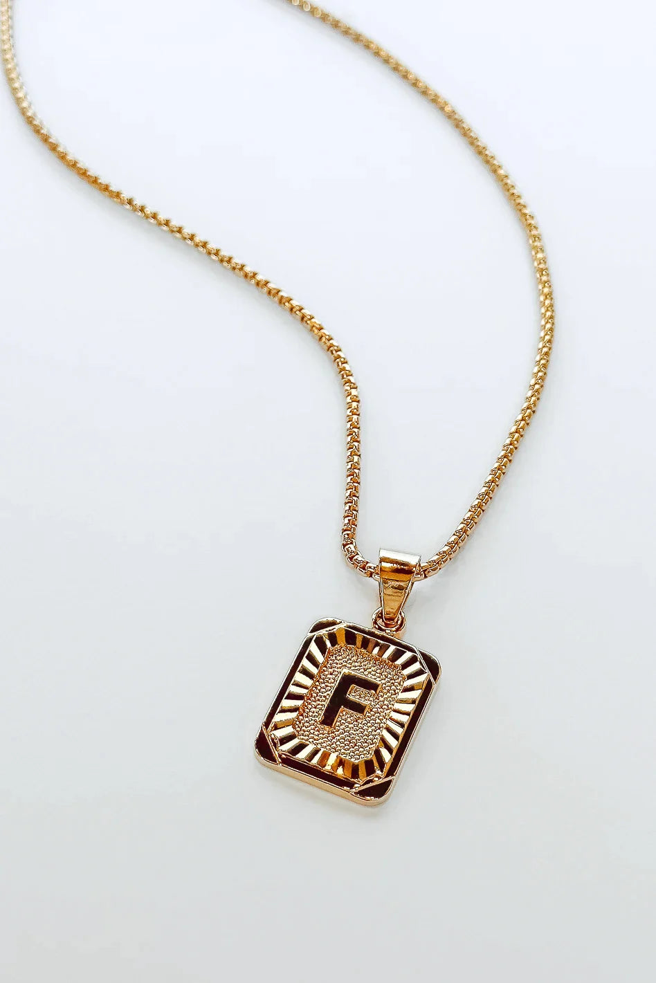 Jaxon Initial Pendant Necklace - FINAL SALE