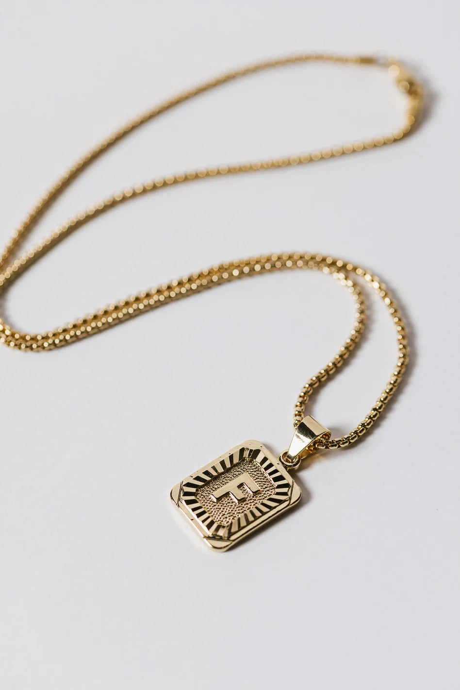 Jaxon Initial Pendant Necklace - FINAL SALE