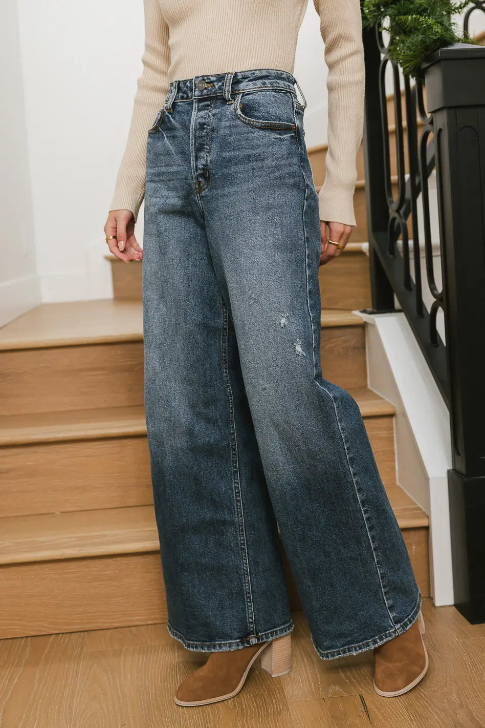 Kendall Wide Leg Jeans