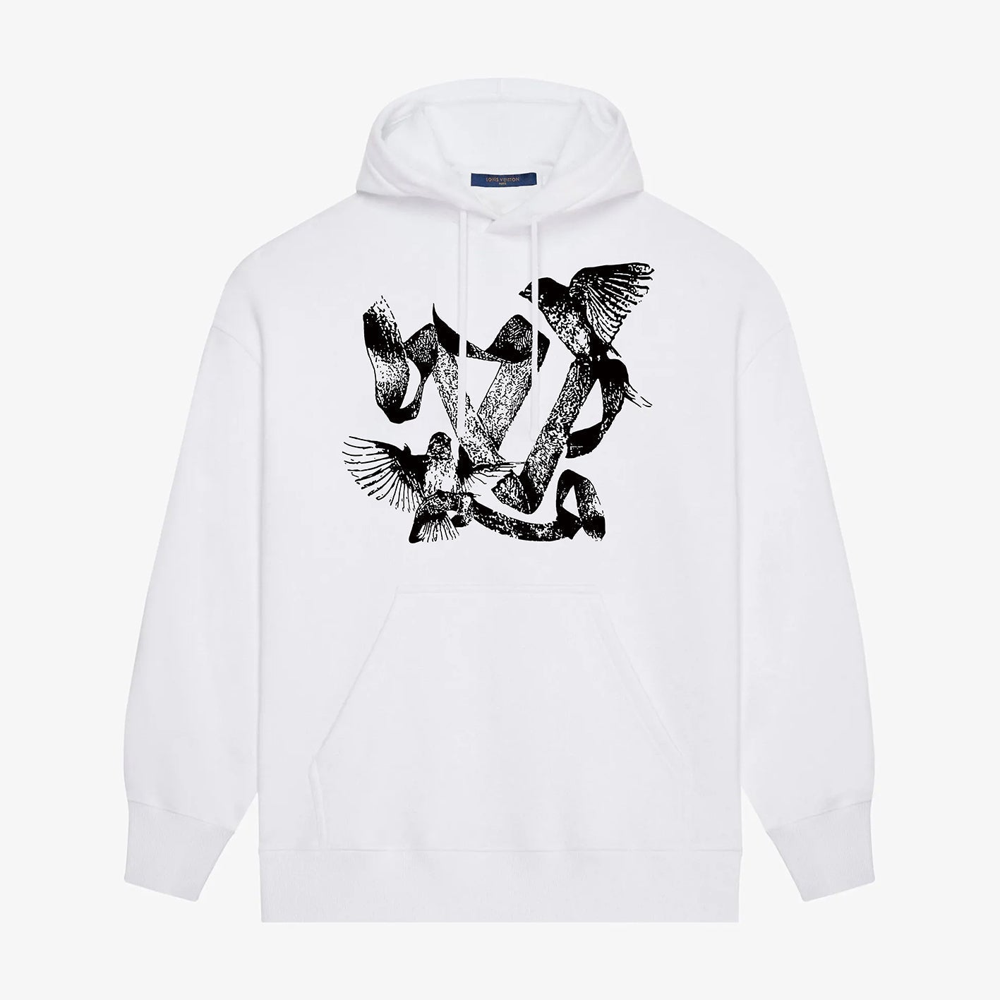 Bird Print Hoodie