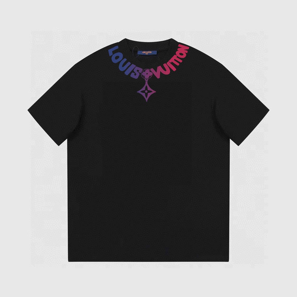 Neckline logo printed T-shirt