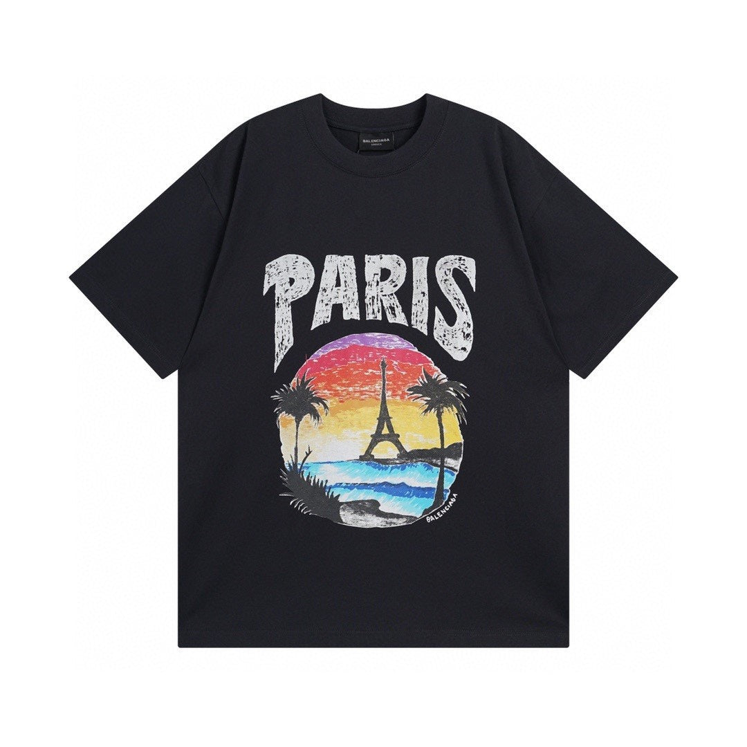 Paris Landscape Printed T-Shirt