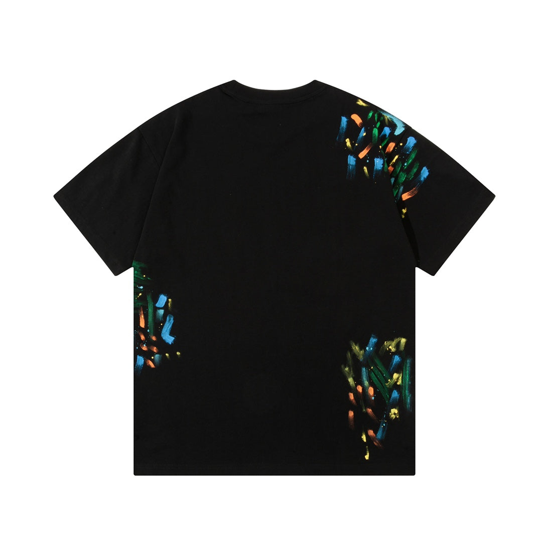 Irregular print T-shirt