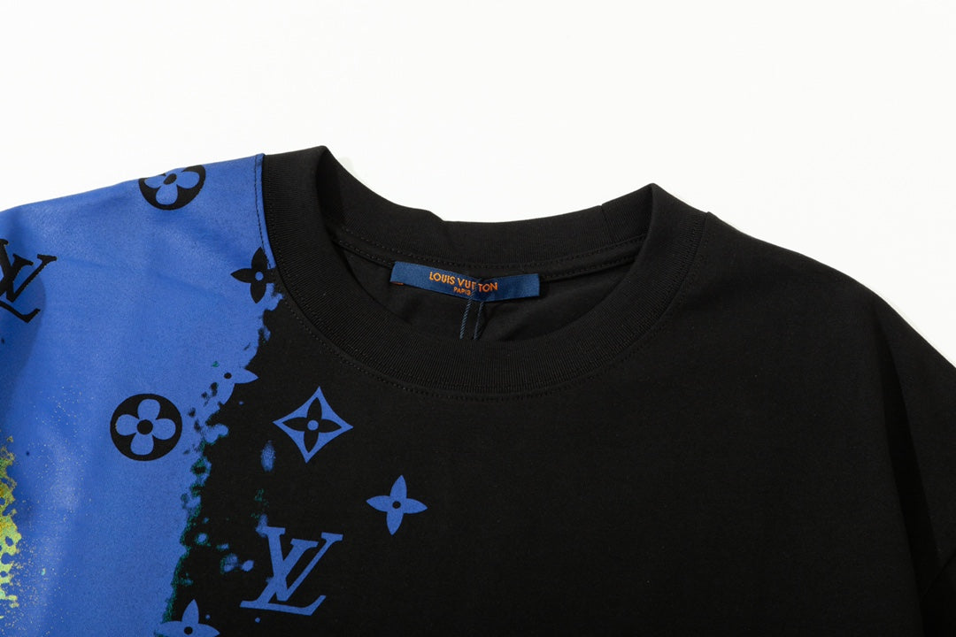 Star River Textured Printed T-Shirt