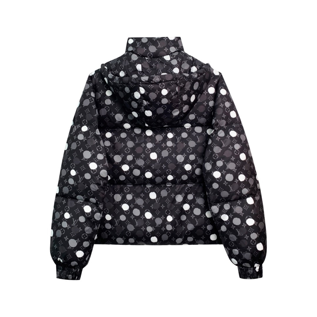 All over the print down jacket