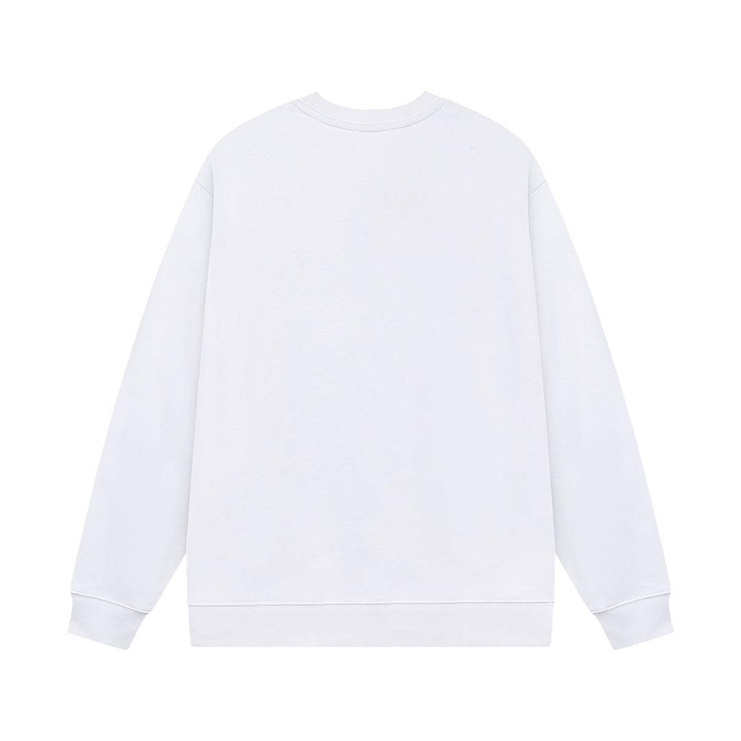 Classic Overlap Print Sweatshirt